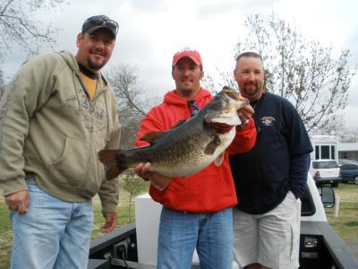 ShareLunker #465 weighing 14.68 lbs