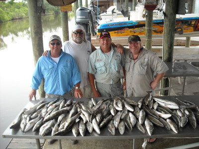 CAPT GENE DUGAS @ 985-640-0569
www.ratherbe-fishing.com