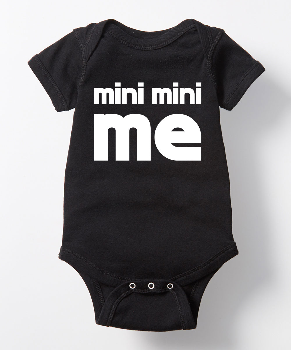 Mini Mini Me Cute Baby Funny Small Child Novelty Baby One Piece