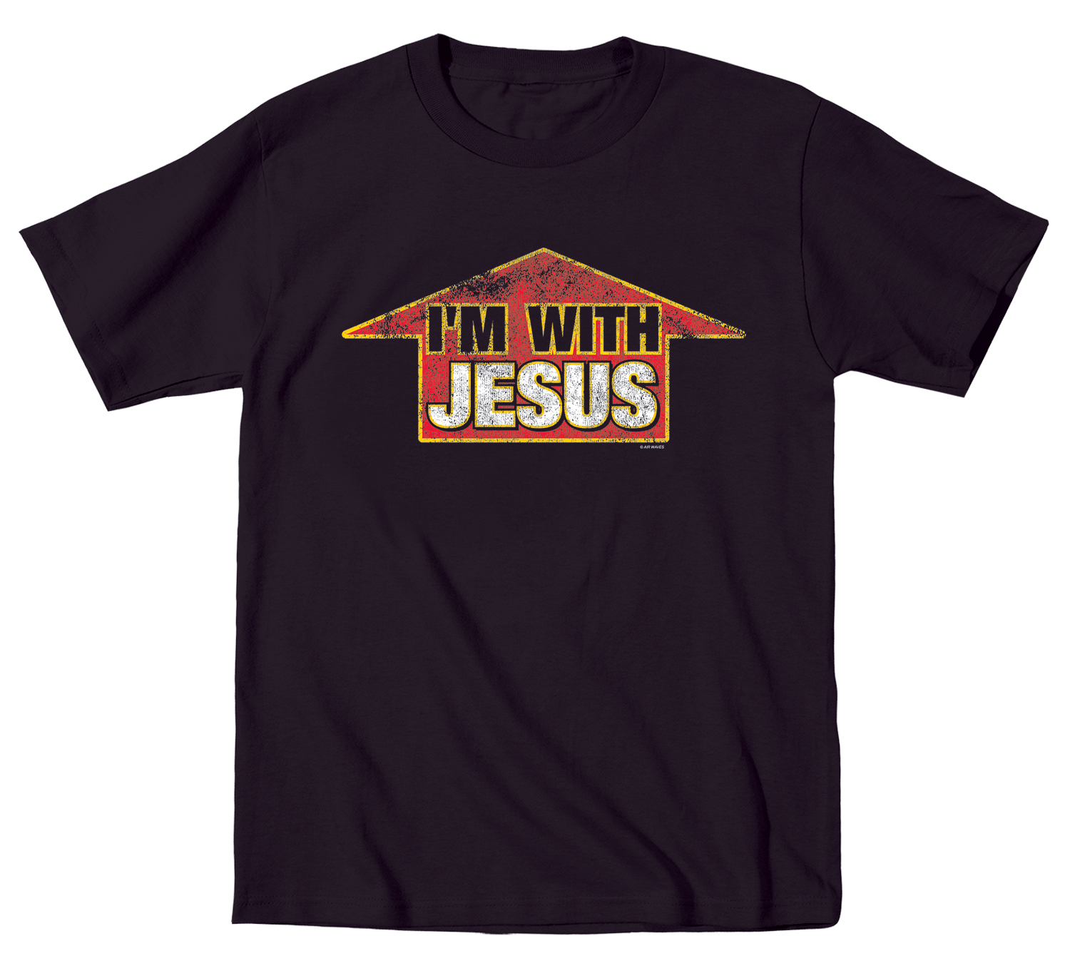 I'm With Jesus Cool Trendy Religious Cross Christian Catholic Funny