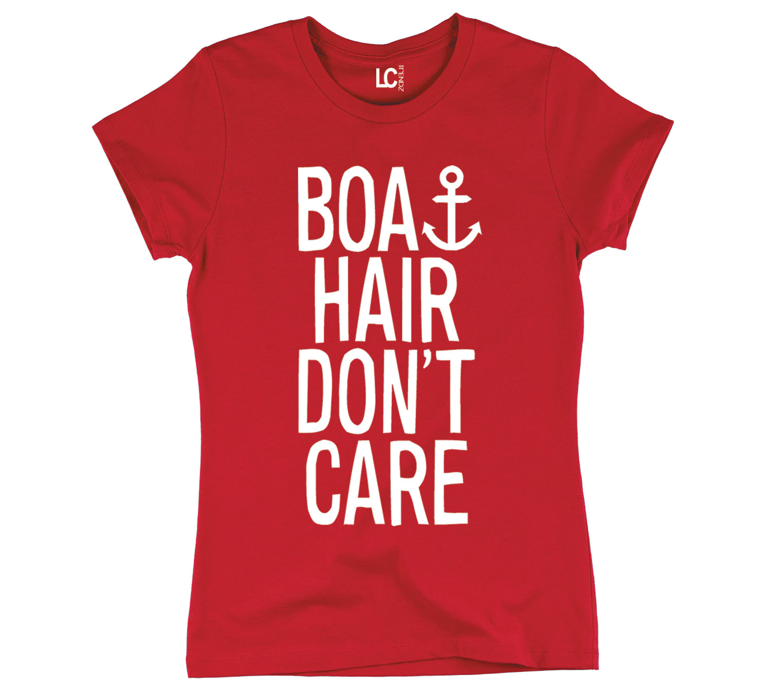 Boat Hair Don't Care Anchor Nautical Vacation Beach Yacht Boating