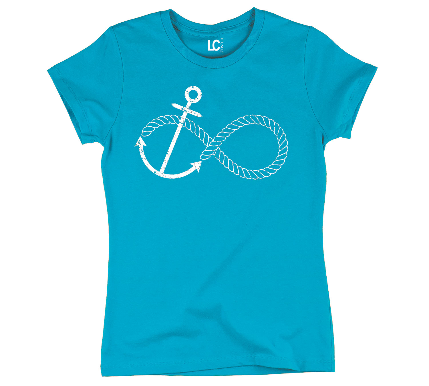 Infinity Knot Anchor Boat Knot Nautical Sailing Vacation Novelty Womens