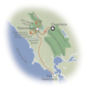 Alexander Valley California Map
