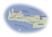 Greece Family Biking map