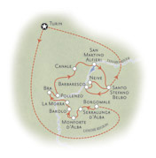 Piedmont Italy Map
