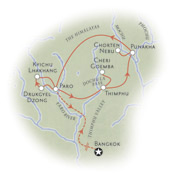 Bhutan Map