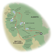 Canadian Rockies Map