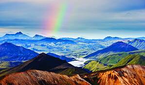 Rainbow_at_landmannalaugar