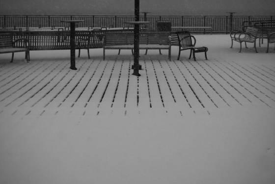 Snowing