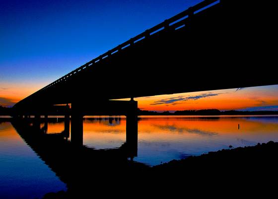 Kowaliga_bridge_sunset