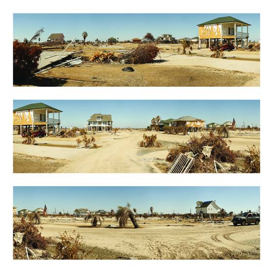 Triptych_-_crystal_beach_after_hurrican_ike