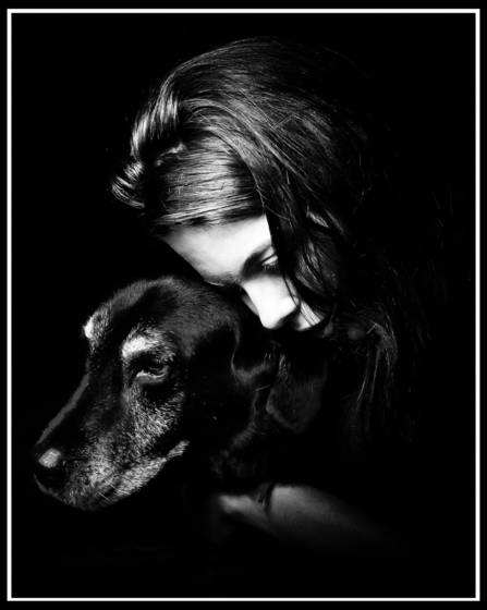 A_girl_s_love_for_her_dog