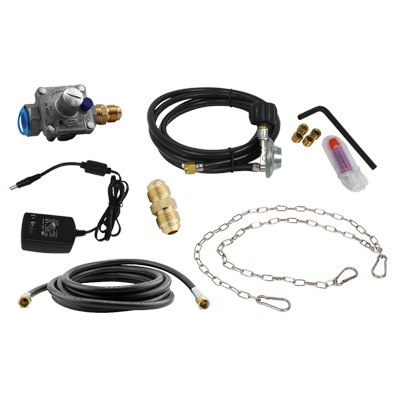 Titan Controls LP Hose and Regulator Kit -12 ft