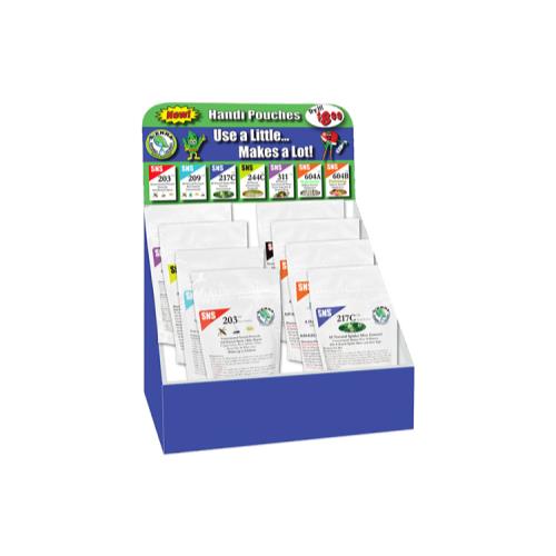 SNS Pouch Starter Pack w/ 8 Pouches & Display