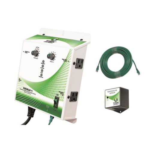 Titan Controls Kronus 4 - Temperature & Humidity Controller w/ Night Outlet