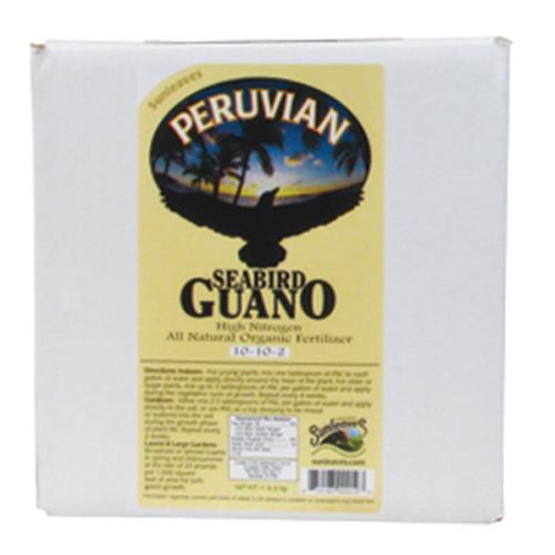 Sunleaves Peruvian Seabird Guano 11 lb (4/Cs)