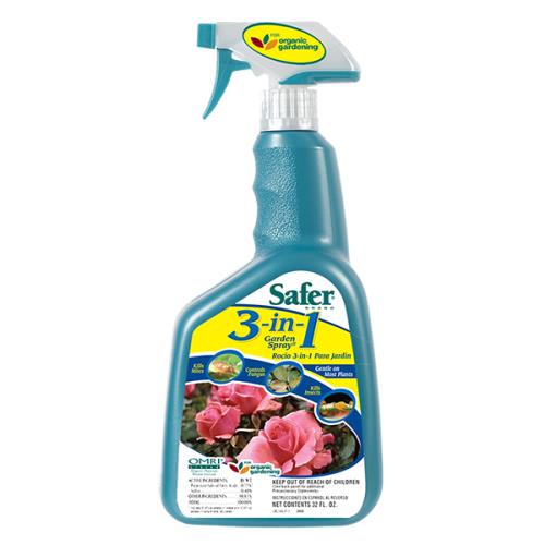 Safer 3-in-1 Garden Spray Conc. Gallon (4/Cs)