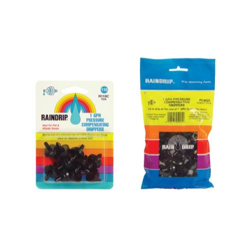 Raindrip 1 GPH Dripper Bag (25/Bag)