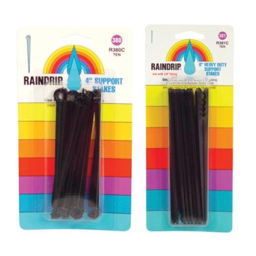 Raindrip 4 in Support Stakes Blister Card 10/Pack