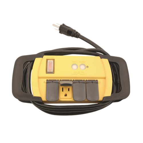 Power All Indoor GFCI Power Strip 4 Outlet 125 Volt 6 ft Cord