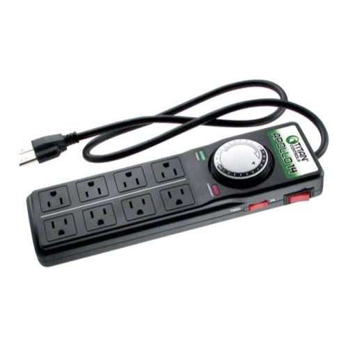 Titan Controls Apollo 14 - 8 Outlet Power Strip w/ Timer (10/Cs)