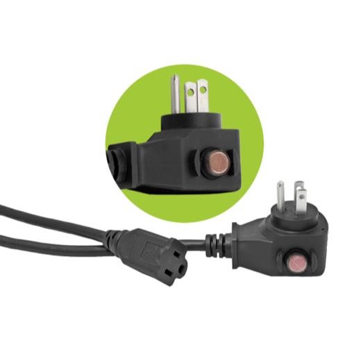 Power All Commercial Grade 125 Volt 15 ft Cord w/ Circuit Breaker -14 Gauge