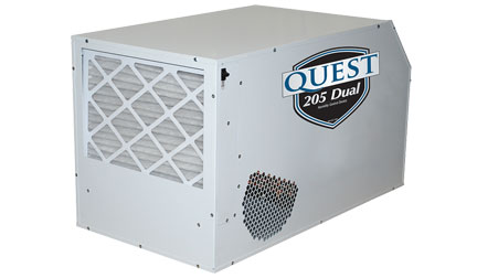 Quest Dual 205 Overhead Dehumidifier