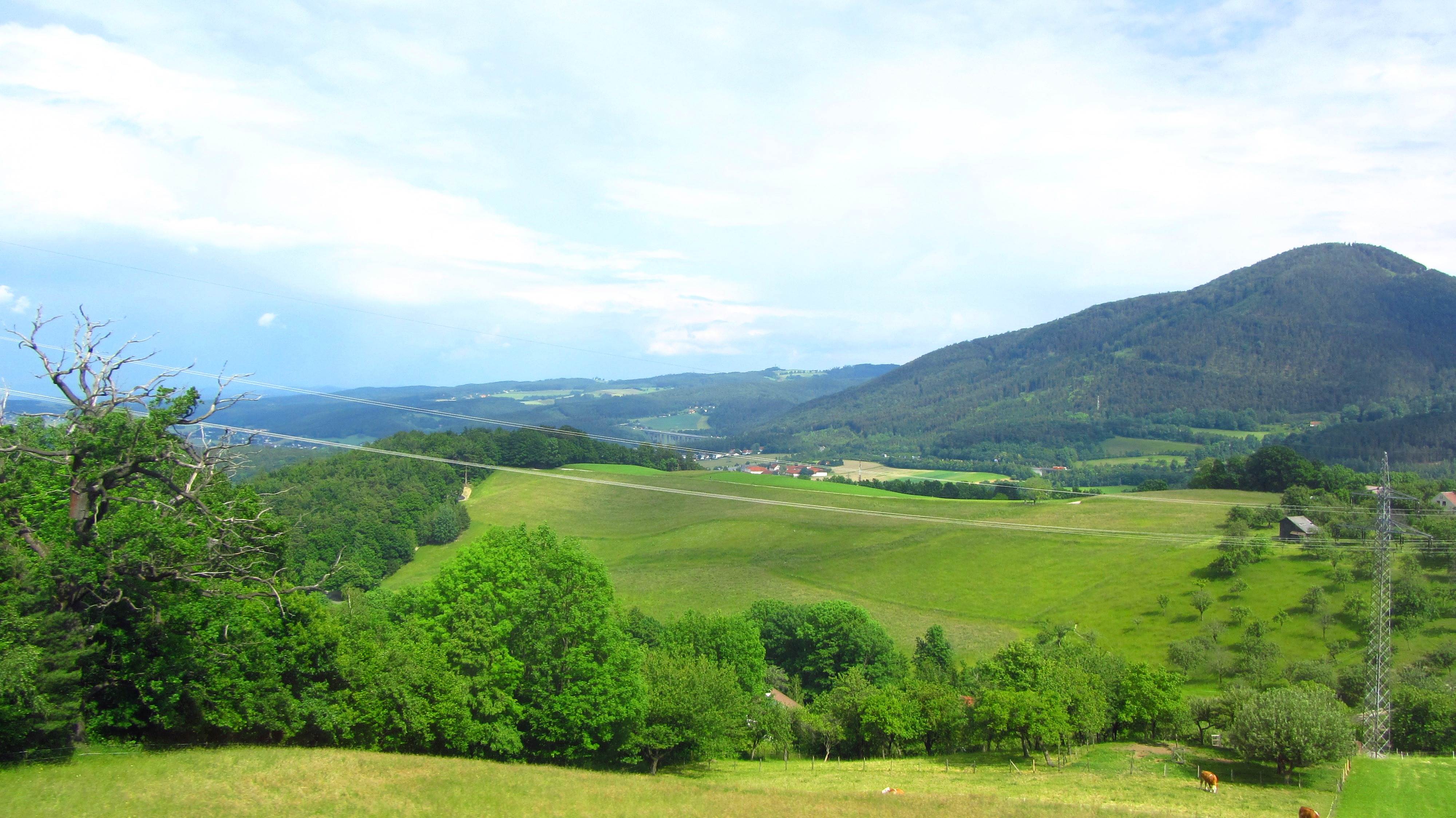 Foto desde el tren Austria