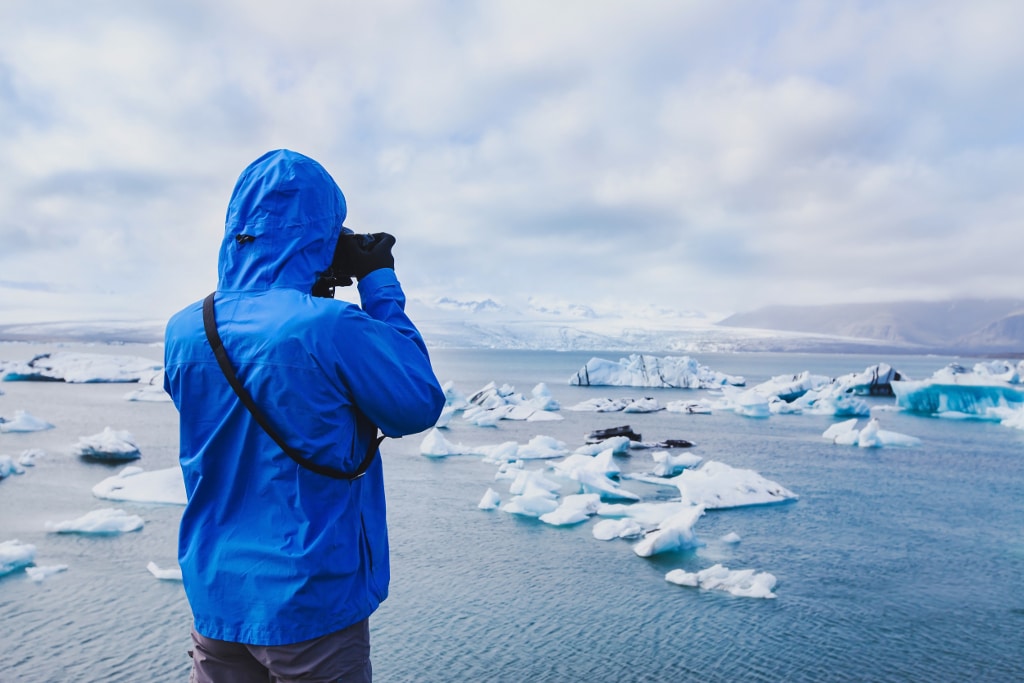 Glaciares e icebergs en Islandia