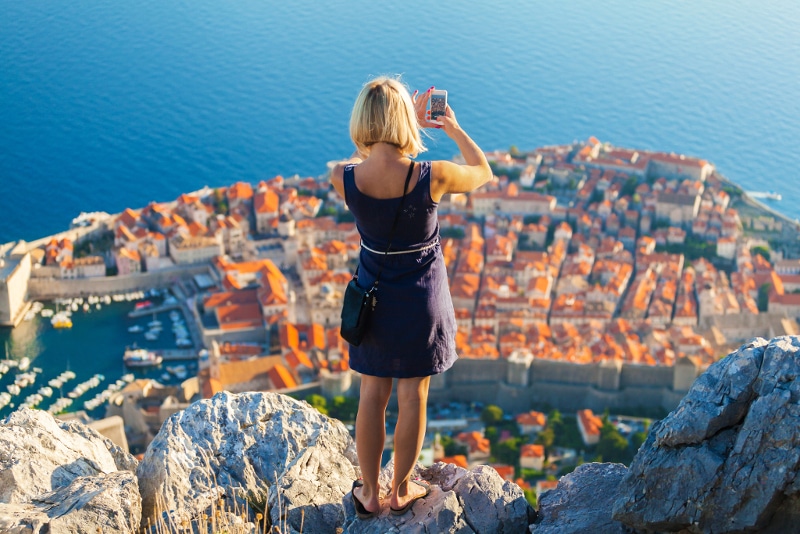 El casco antiguo de Dubrovnik, Croacia