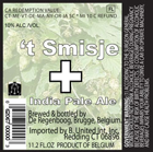 't Smisje Plus Beer