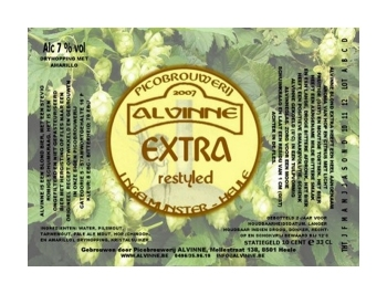 Alvinne Extra Beer 1205