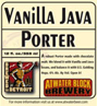 Atwater Vanilla Java Porter Beer 1621