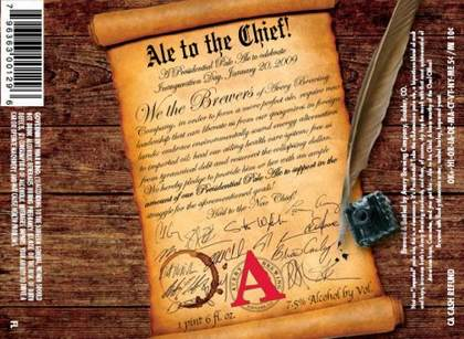 Avery Ale To The Chief  Beer 1248