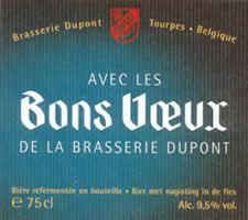 Brasserie Dupont Avec les Bons Voeux Beer 1512