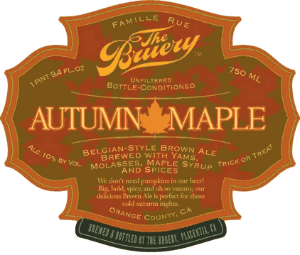 Bruery Autumn Maple Beer 2446