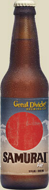 Great Divide Samurai Beer 1102