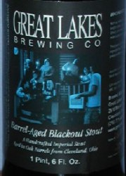 Great Lakes Blackout Stout Beer 1623
