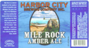 Harbor City Mile Rock Amber Ale Beer 1974