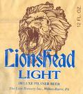 Lionshead Light Beer