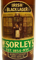 McSorley's Irish Black Lager Beer