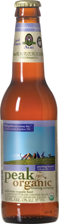 Peak Organic Pomegranate Wheat Beer 2122