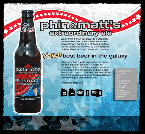 Southern Tier Phin & Matt's Extraordinary Ale Beer 1485