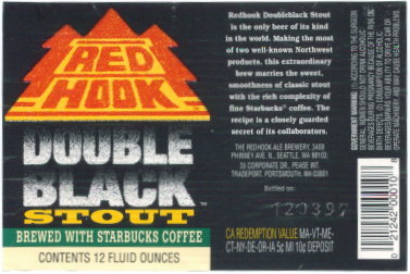 Redhook Double Black Stout with Coffee Beer 1506