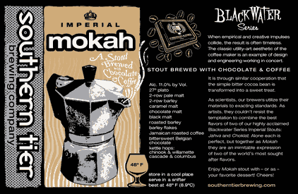 Southern Tier Mokah Stout Beer 1938