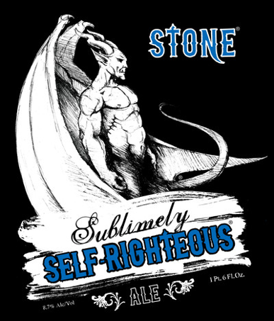 Stone Sublimely Self Righteous Ale Beer 1882