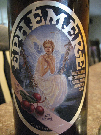 Unibroue Ephemere Cranberry Beer 1086