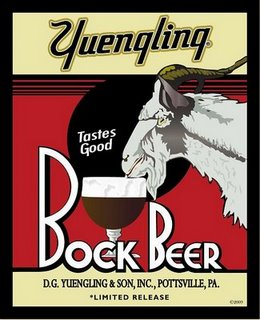 Yuengling Bock Beer 1697