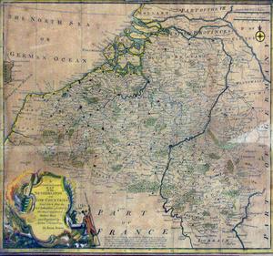 Map of the Low Countries