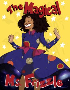 Illustration of Tracee Ellis Ross as the iconic science teacher Ms. Frizzle.